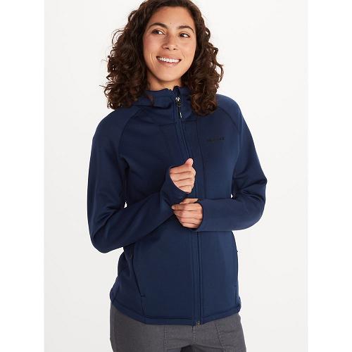 Marmot Fleece Navy NZ - Olden Polartec Jackets Womens NZ694852